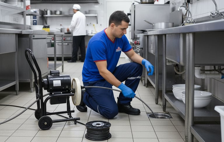 desentupimento de ralo na cozinha