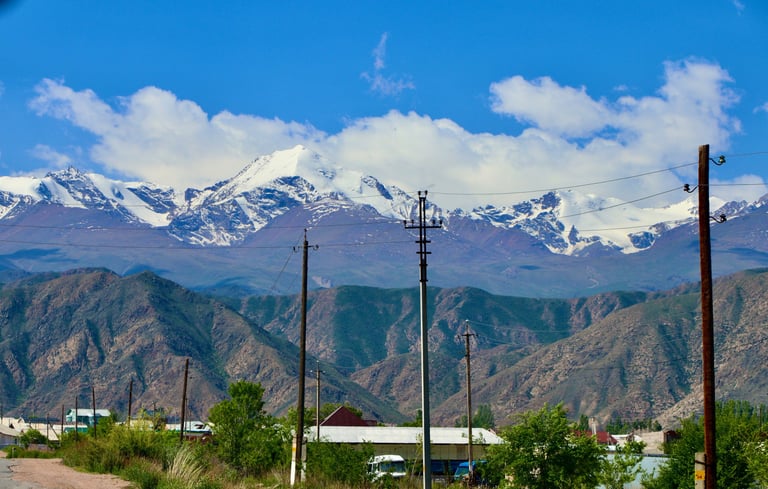 Kirgisistan Berge Yssykkul 