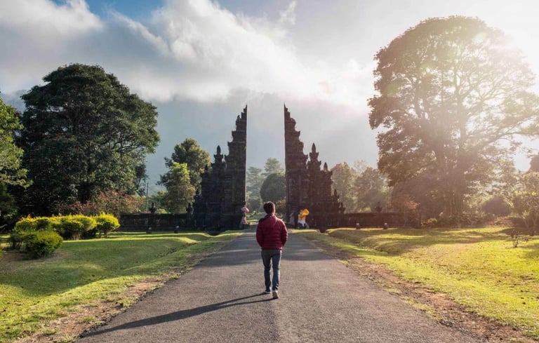 The gate symbolizes harmony