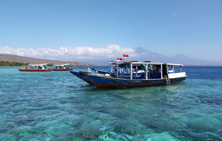 Boat to Menjangan Island