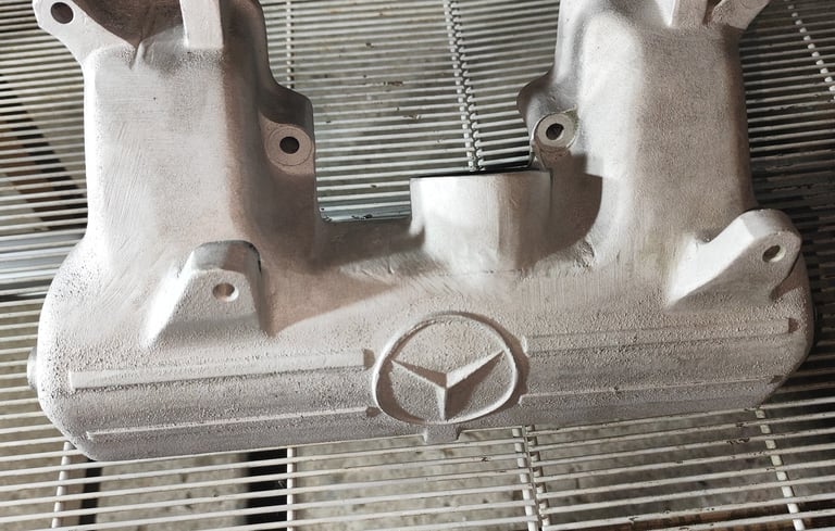 MB Trac Motor Lack entfernen