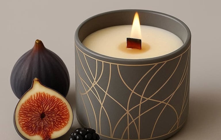 Creamic jar scented candle