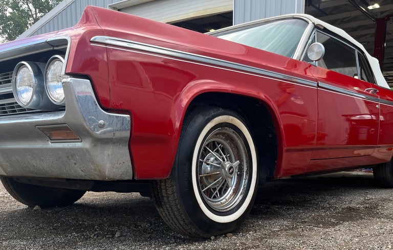 Classic car exterior detailing and wash Jackson Michigan