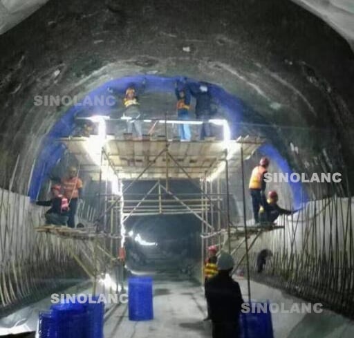 capillary tube mats applied in subway tunnel