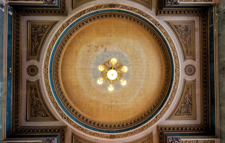 Ceiling of St Anne's Limehouse