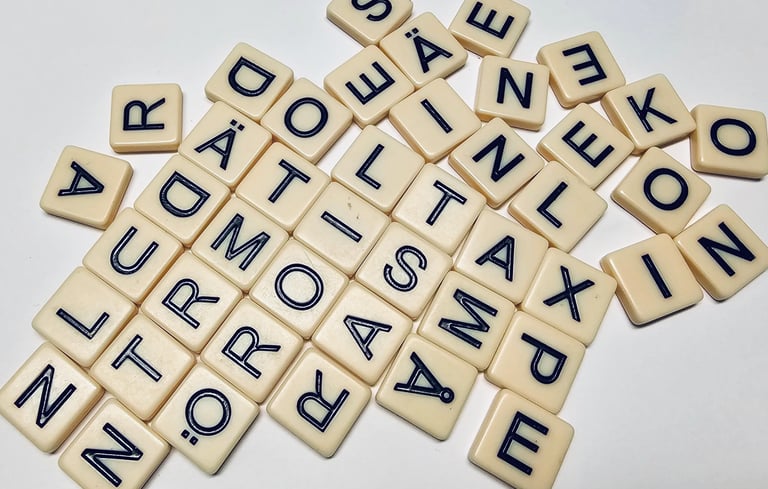 Some Letters from Swedish Alphabet