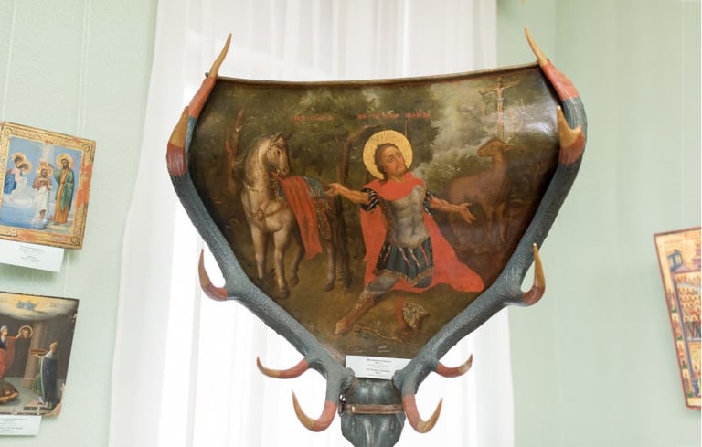 Хоругва XVIII ст. Музей мистецтв Кіровоградської області