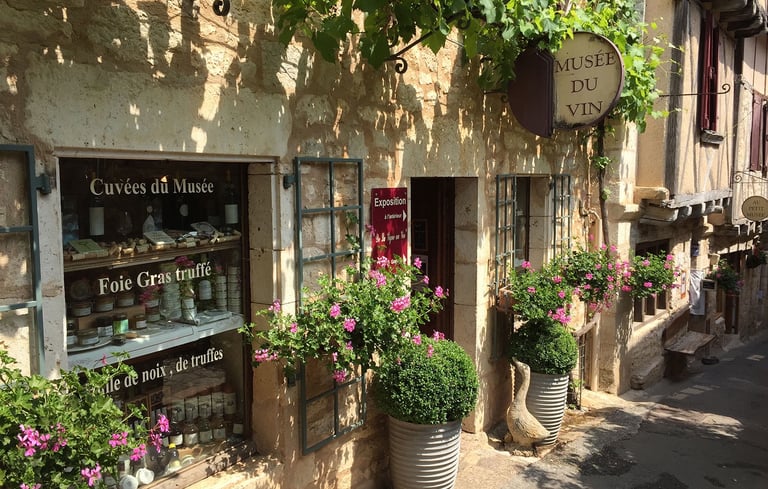 Boutique du Musée du Vin à Saint-Cirq-Lapopie Lapopie