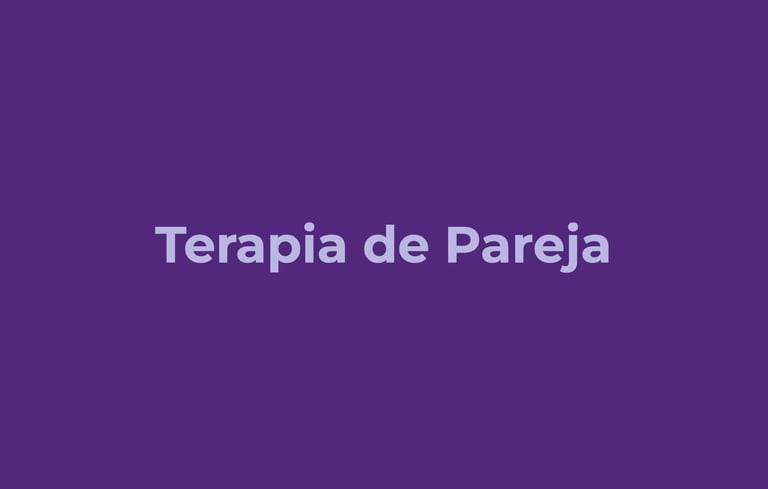 Terapia de pareja