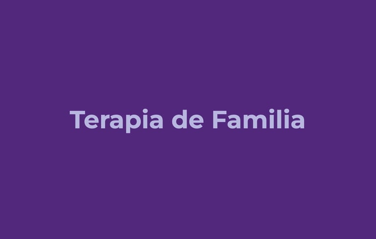 Terapia de familia