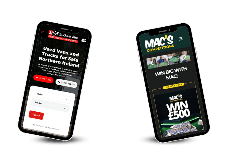 PH CREATIVE DOWNPATRICK WEBSITE AND MARKETING PROJECTS 