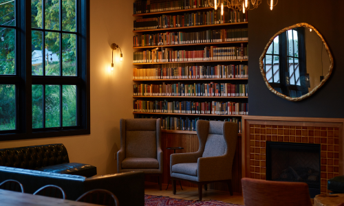 Library Room Lounge Interior Design