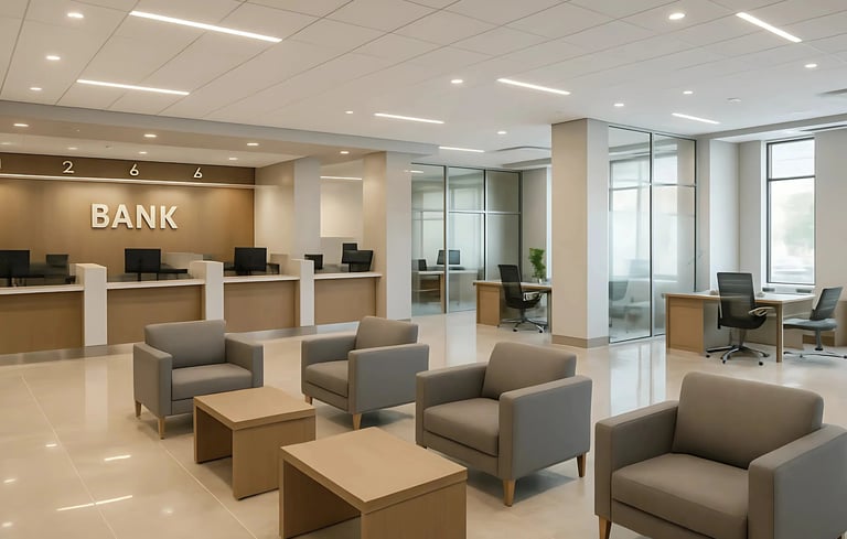 bank interior design