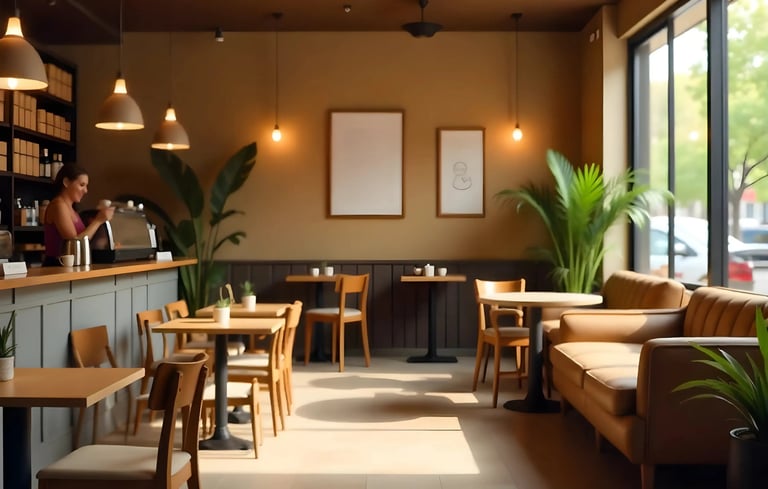 cafe interior designer