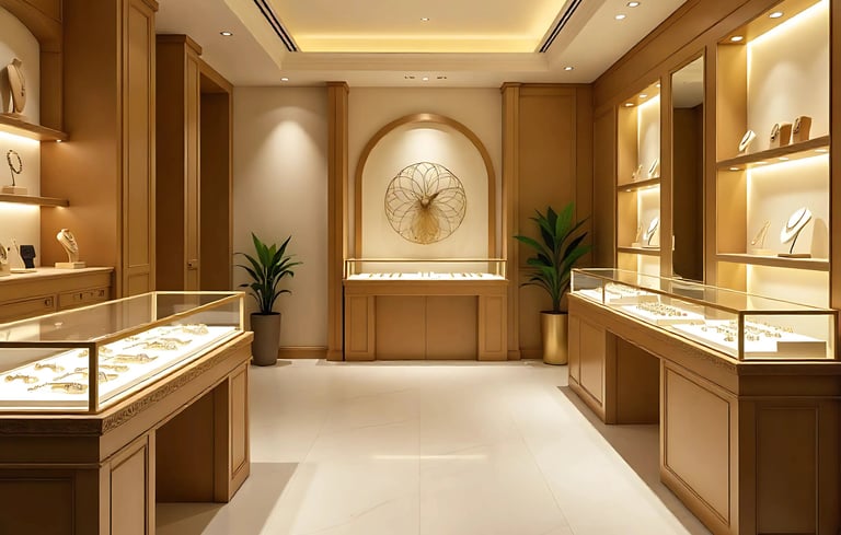 Interior Design for Jewellery Shop
