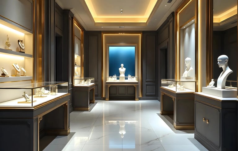 Interior for Jewellery Shop