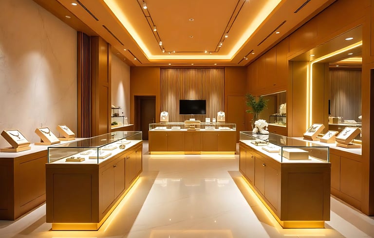 Jewellery Showroom Interior Design