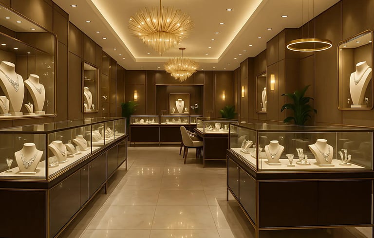 Luxury Jewellery Store Interior Design