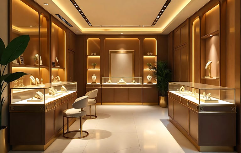Small Jewellery Shop Design