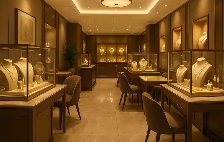 Small Jewellery Shop Interior Design