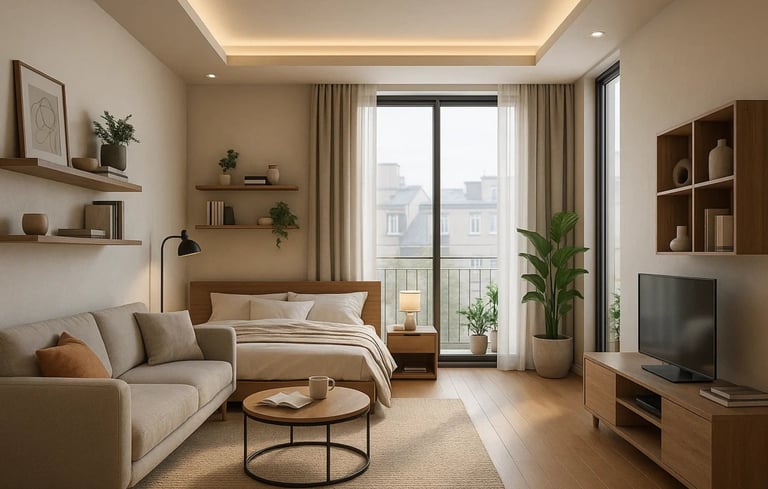 Studio Apartment Interior Design