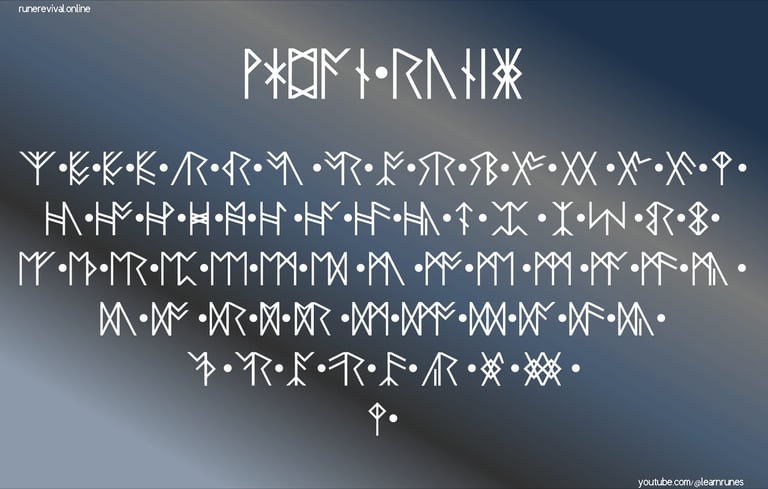 Bindrunes in Wigstan Runic