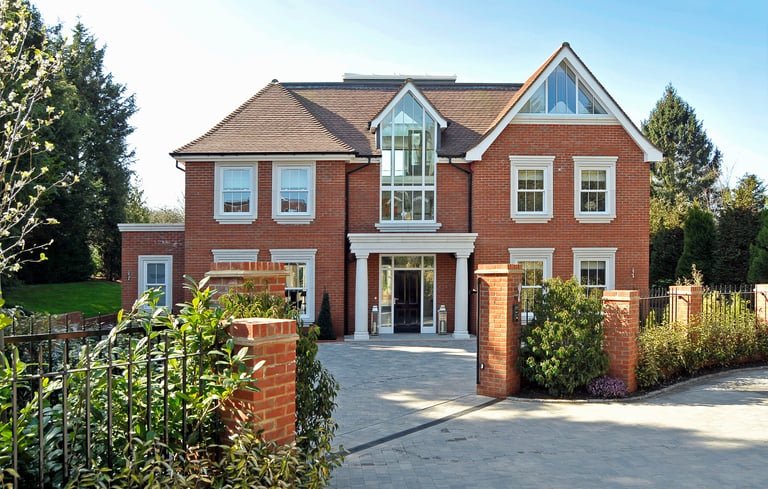 beautiful residential house, regular client at C Thru window Cleaning, Exeter.