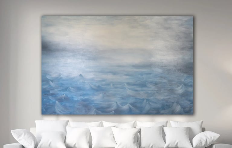 "Coastal Storm'' 76x50 Rolled Pensacola home studio