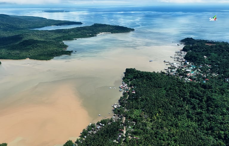 Balabac Town Aerial