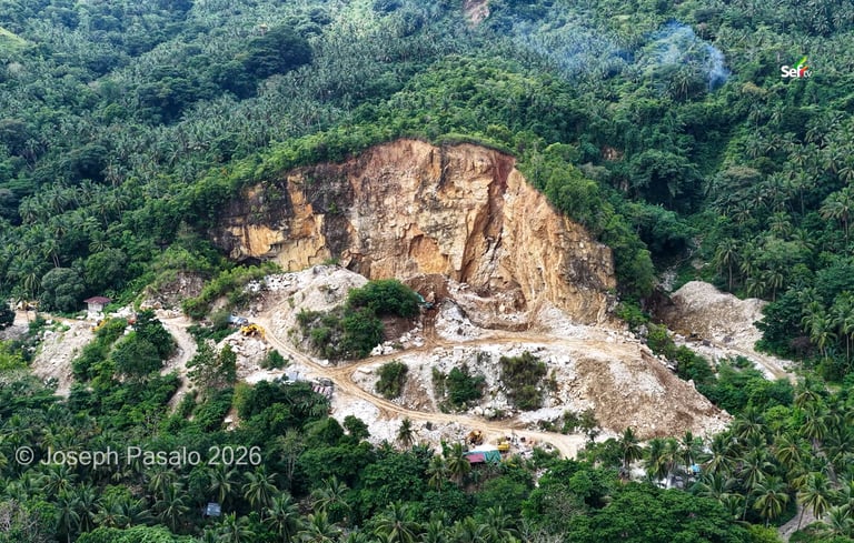 Marble Quarry Site in Romblon