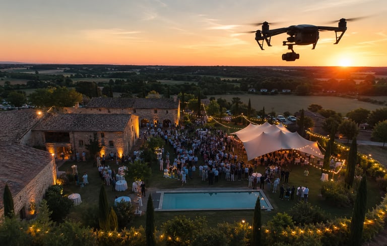 Captation aérienne d'images par drone pour vos évènements