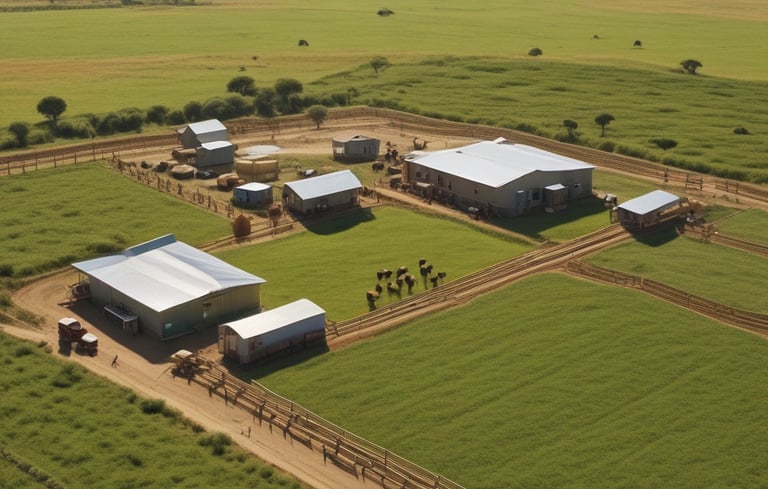 A greenhouse filled with lots of green plants