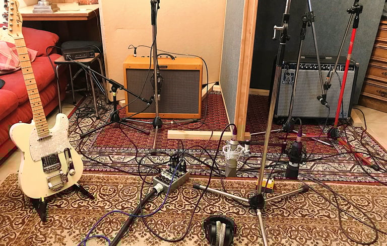 Enregistrement de guitares, Fil's HOUSE Studio