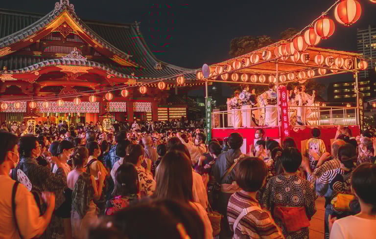 obon dance japan 
