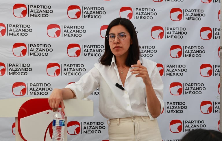 Taller de capacitación política en el Partido Alzando México