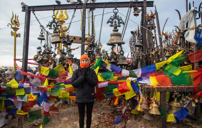 hiking, trekking, nepal, himalayas, sailung, kalinchowk, temple, shailung, kathmandu, nature
