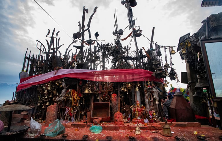 hiking, trekking, nepal, himalayas, sailung, kalinchowk, temple, shailung, kathmandu, nature