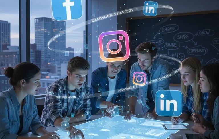 Influencer using Digital marketing after learning in offline class at hartron