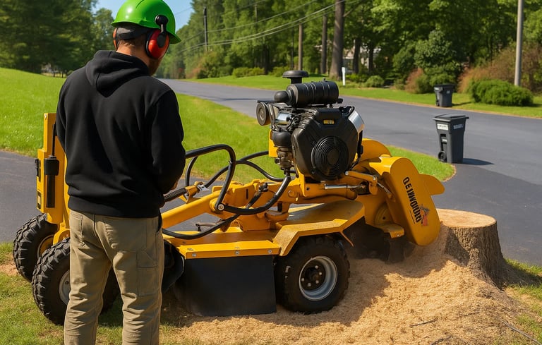 stump removal and grinding