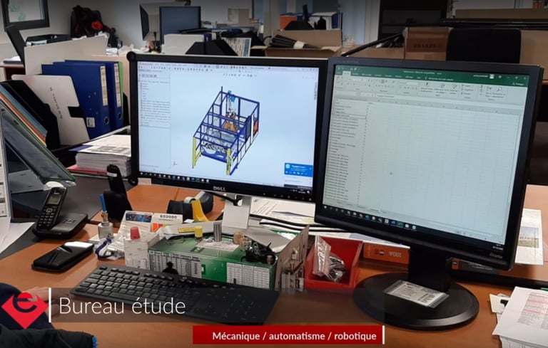 Bureau d'étude Effitech Mécanique Automatisme robotique