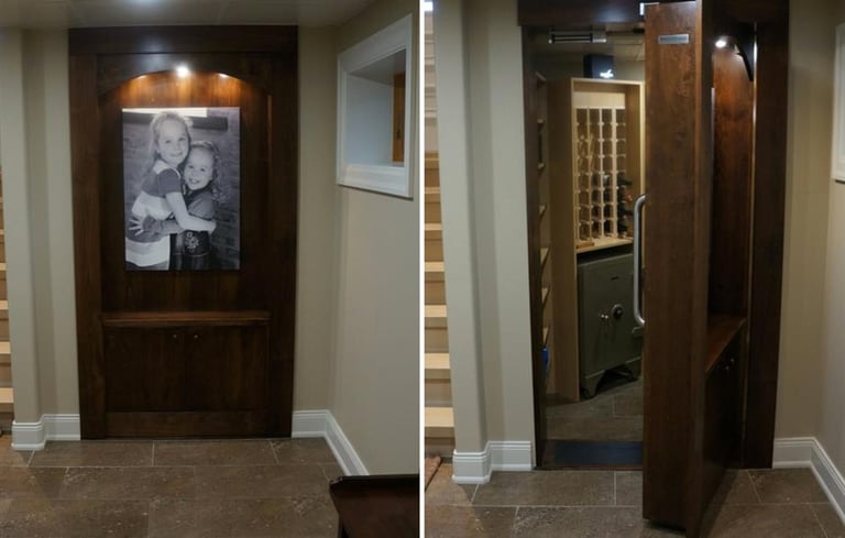 High Value Property showing Safe Room Access