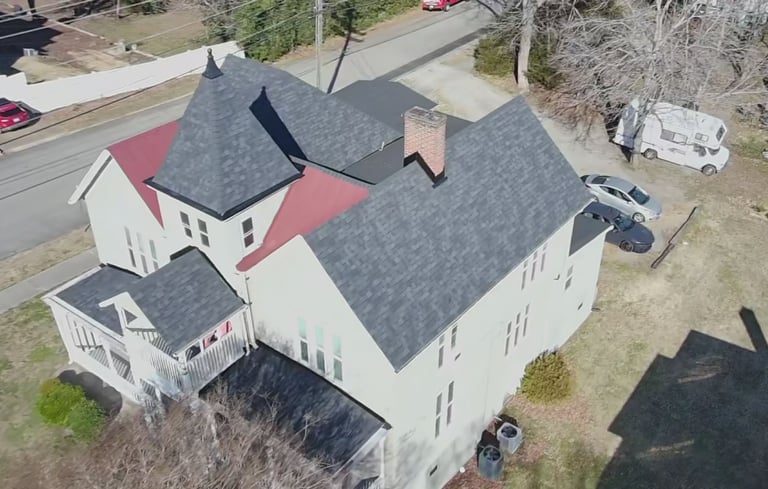 Asphalt shingle roof installation for homeowner in Farmville VA