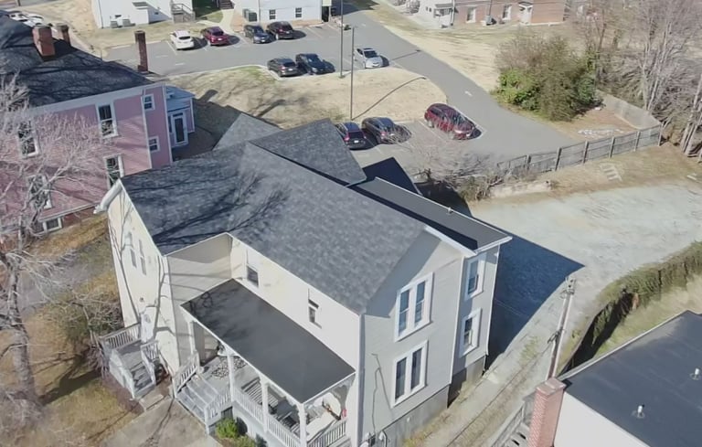 Residential roof replacement in Farmville, VA by Melvin T. Morgan Roofing