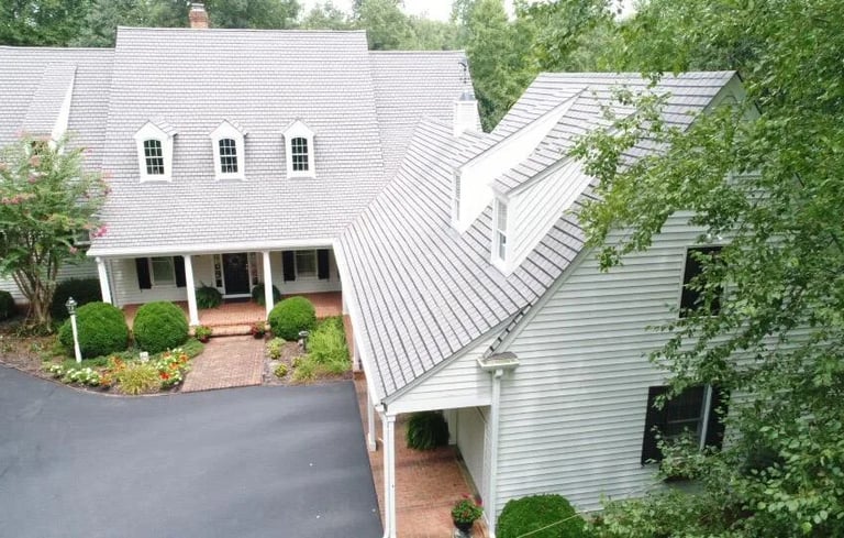 Asphalt shingle roof installation for homeowner in Charlottesville VA