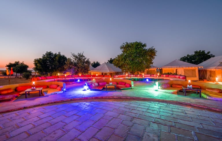 Desert camp in Jaisalmer