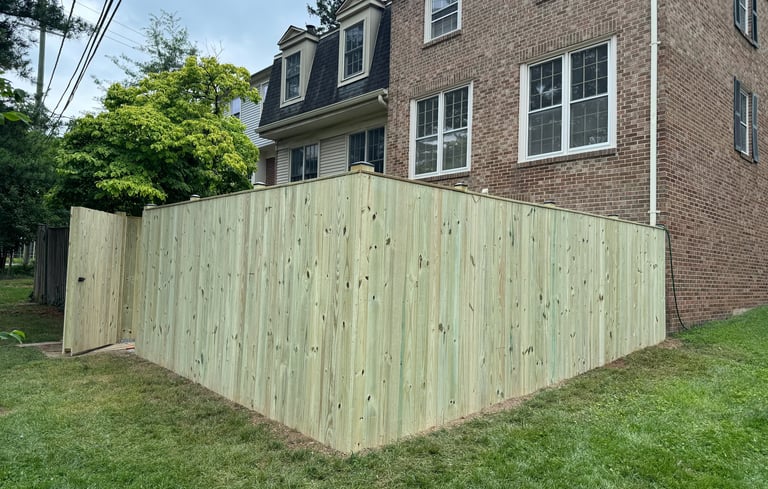 a fenced in fenced in area with a fenced in area with a