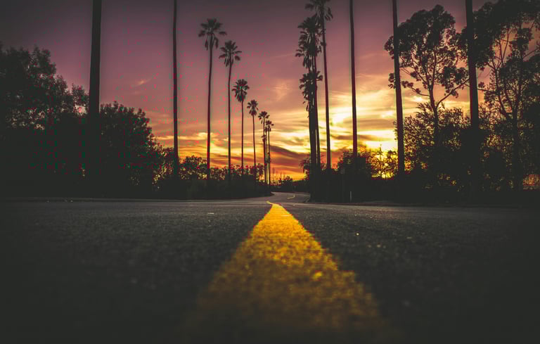 los angeles at night