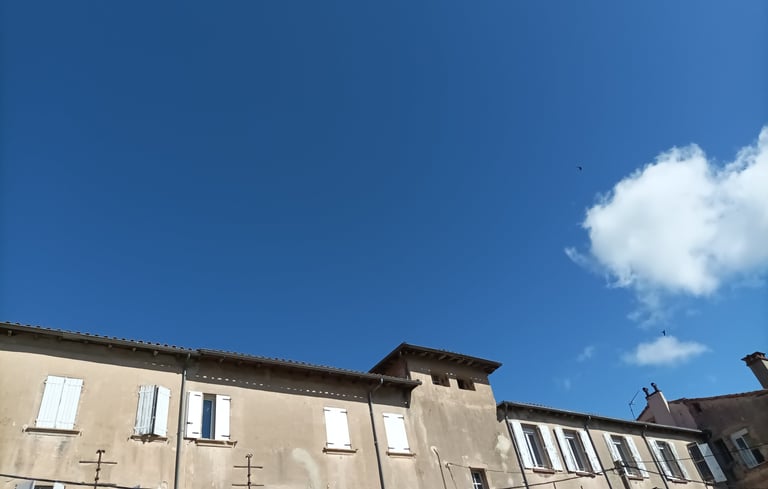 Lodève roof tops.