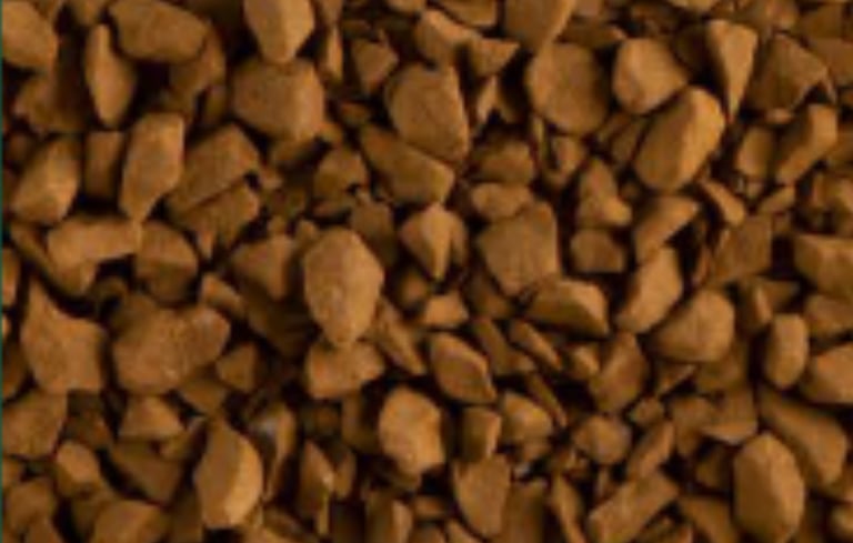 Freeze dried instant coffee powder from India