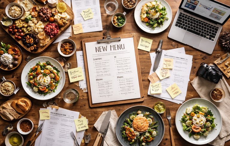 menu development session